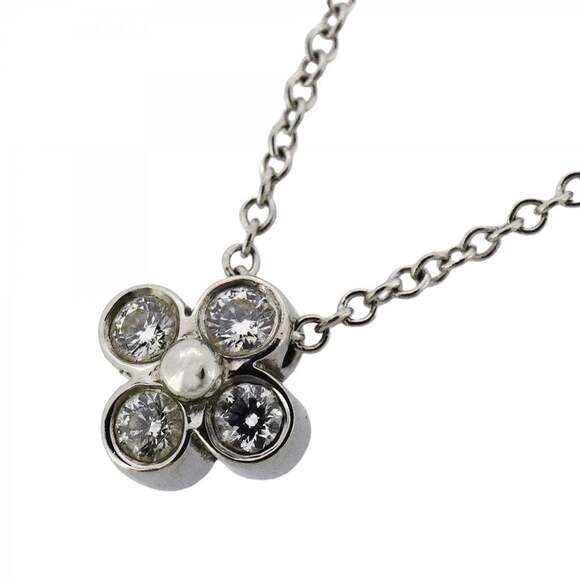 Tiffany & Co. Jewelry - TIFFANY Silver Diamond Necklace